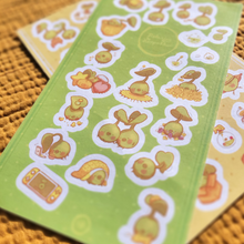 Load image into Gallery viewer, Relaxing Korpokkur Sticker Sheet
